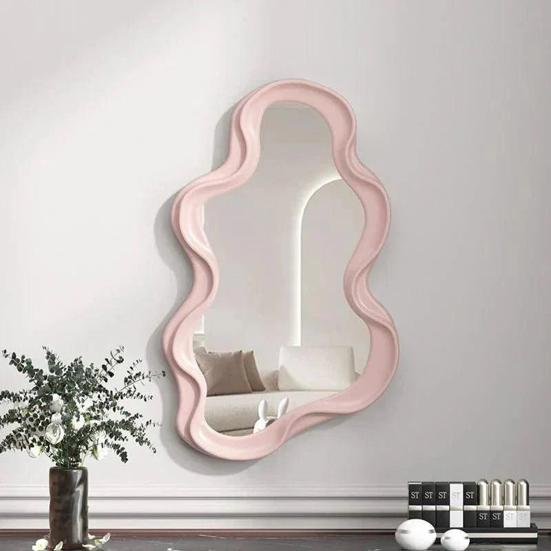 Cloud-Shaped Decorative Mirror for Living Room, Bedroom, and Bathroom