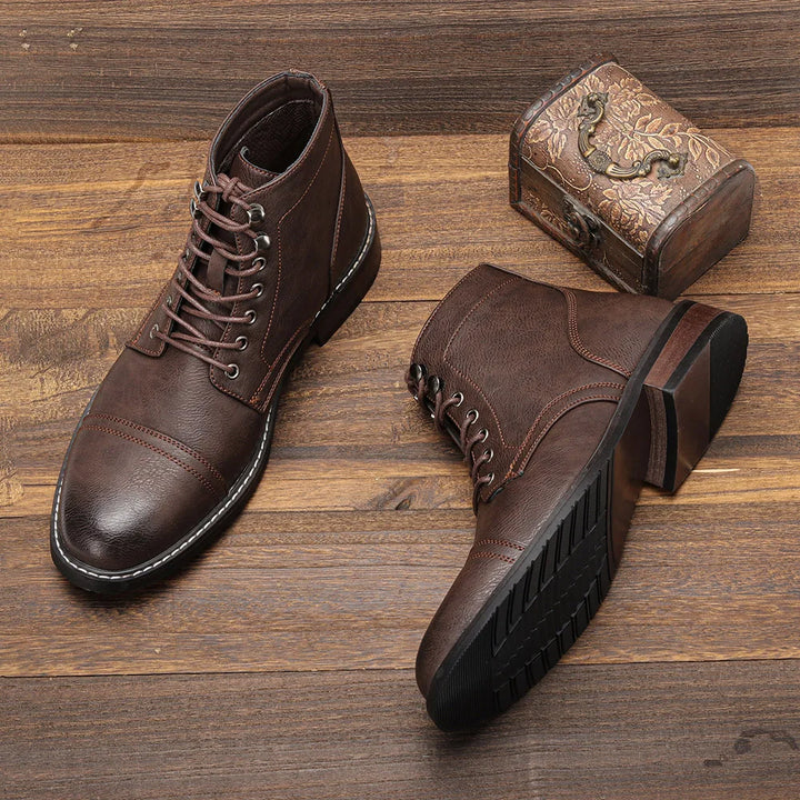 Keith | Classic Cap-Toe Derby Orthopedic Boots
