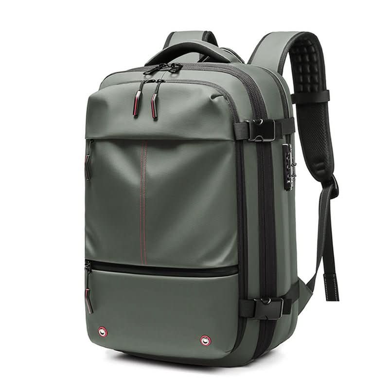 Compressible Travel Laptop Backpack with Padded 17.3" Compartment