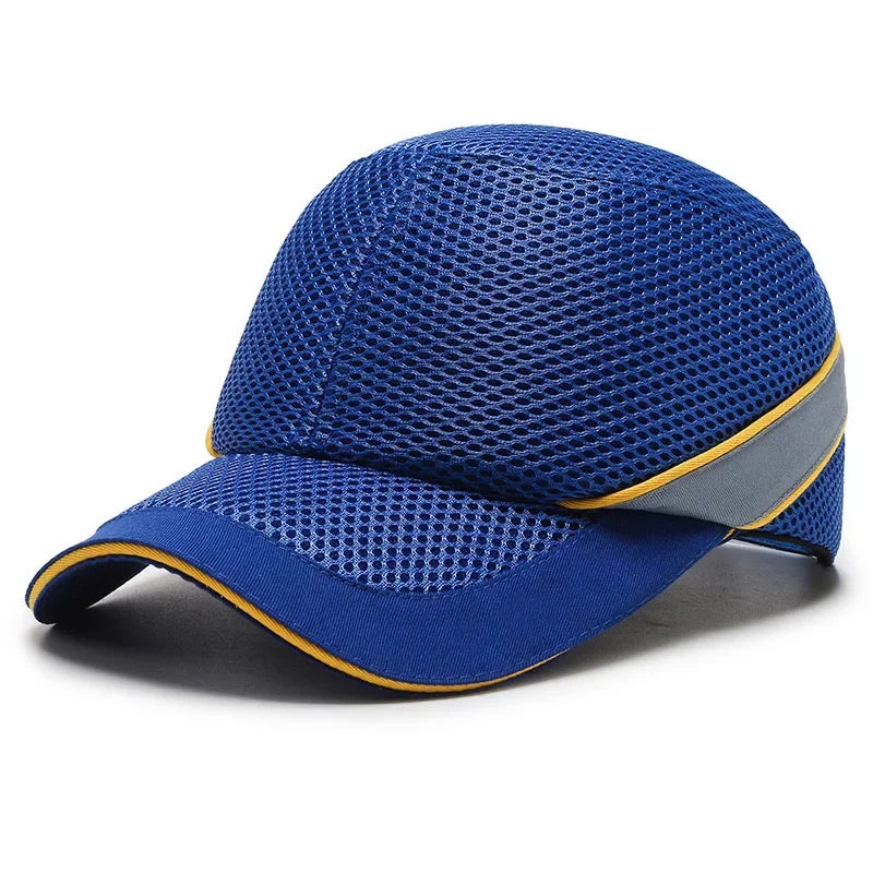 Red Safety Bump Cap with ABS Shell and Breathable Mesh