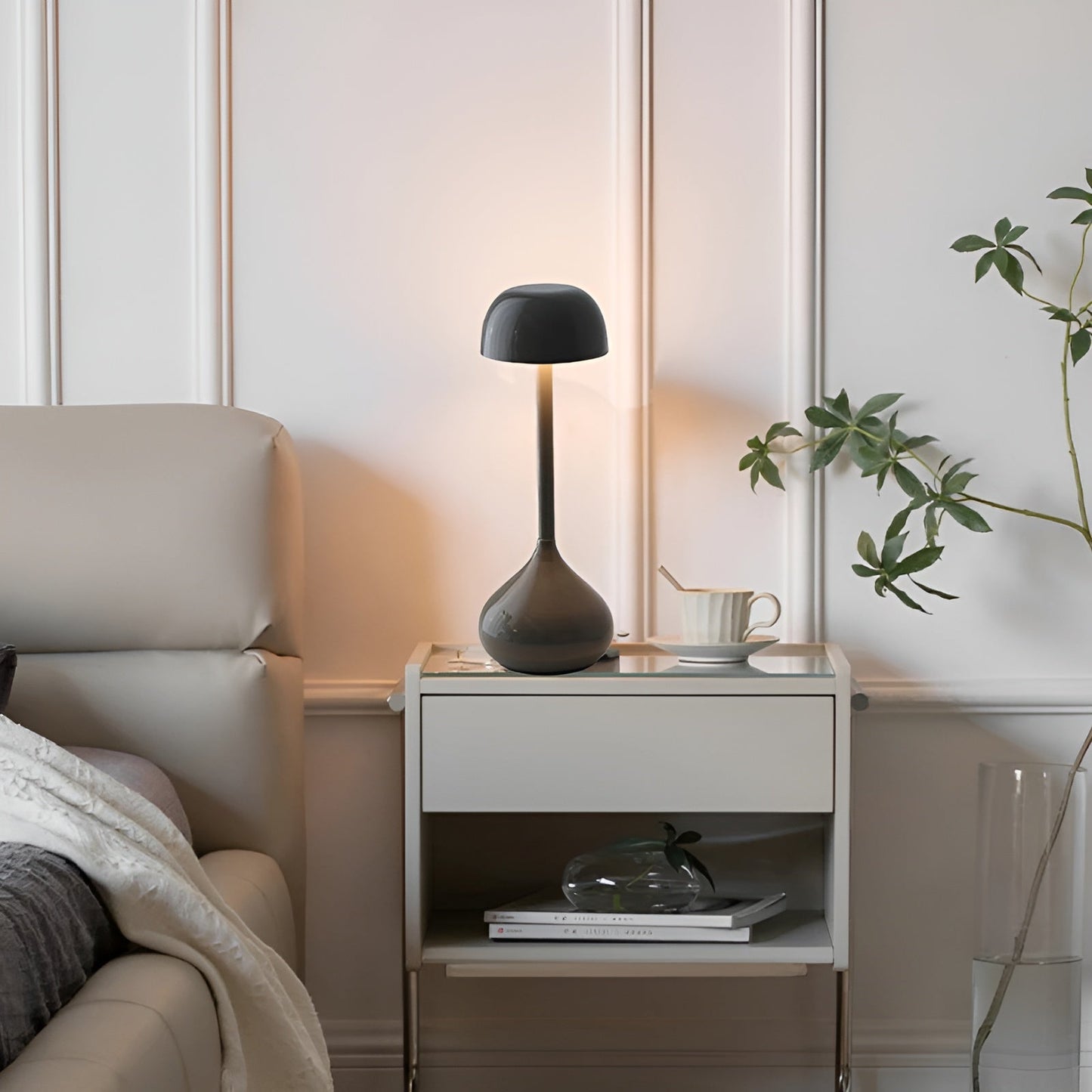 Wireless Dimmable LED Table Lamp with Adjustable Brightness