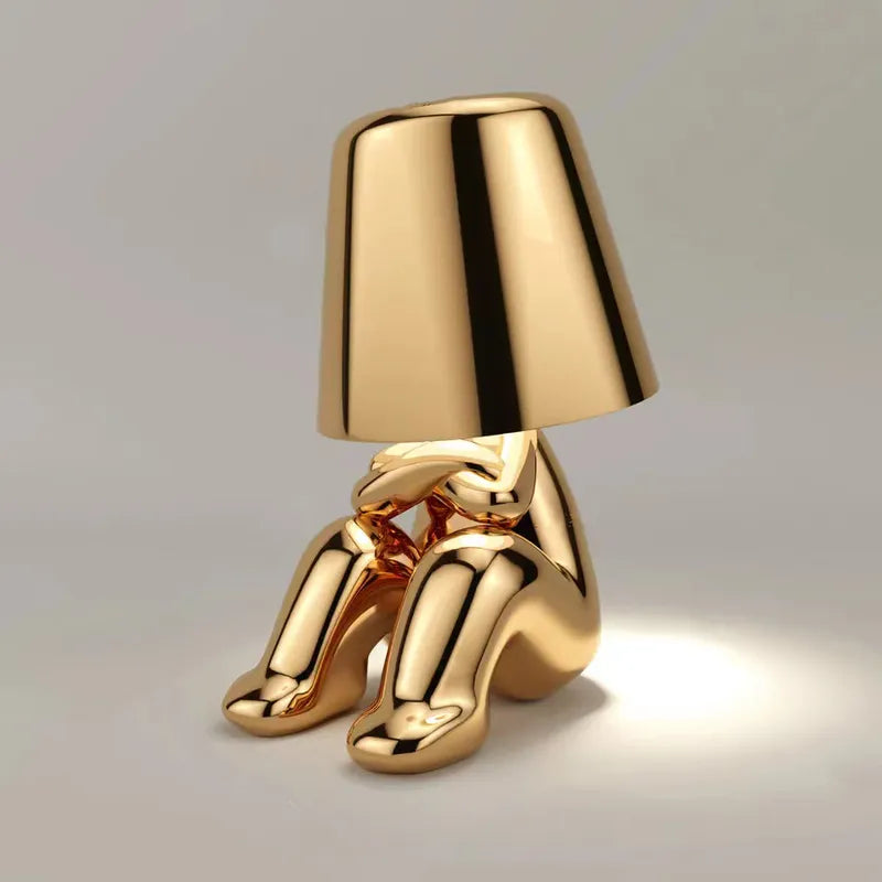 Elegant Rechargeable Table Lamp with Adjustable Brightness