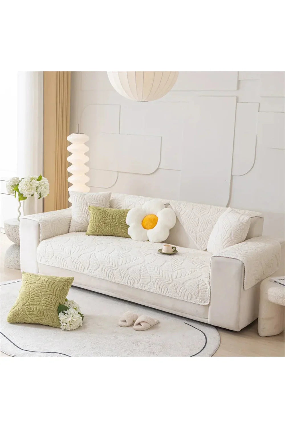 Nordic Aesthetic Polyester Sofa Cover