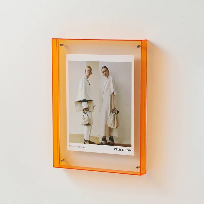 Double-Sided Acrylic Photo Frame for Two Pictures