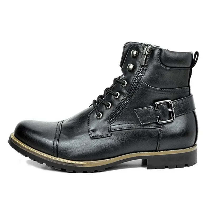 Damon | Classic Lace-Up Orthopedic Leather Boots