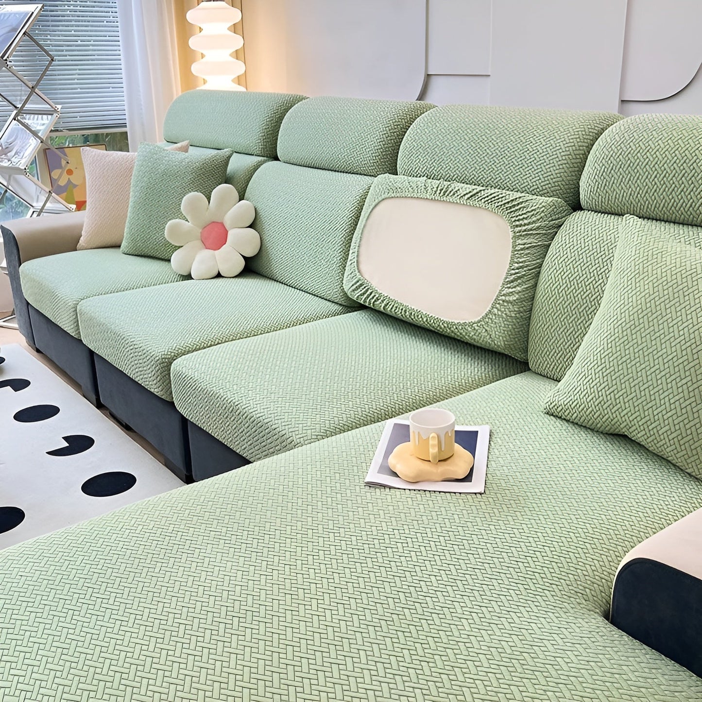 Water-Repellent Stretch Sofa Cover for All-Around Protection