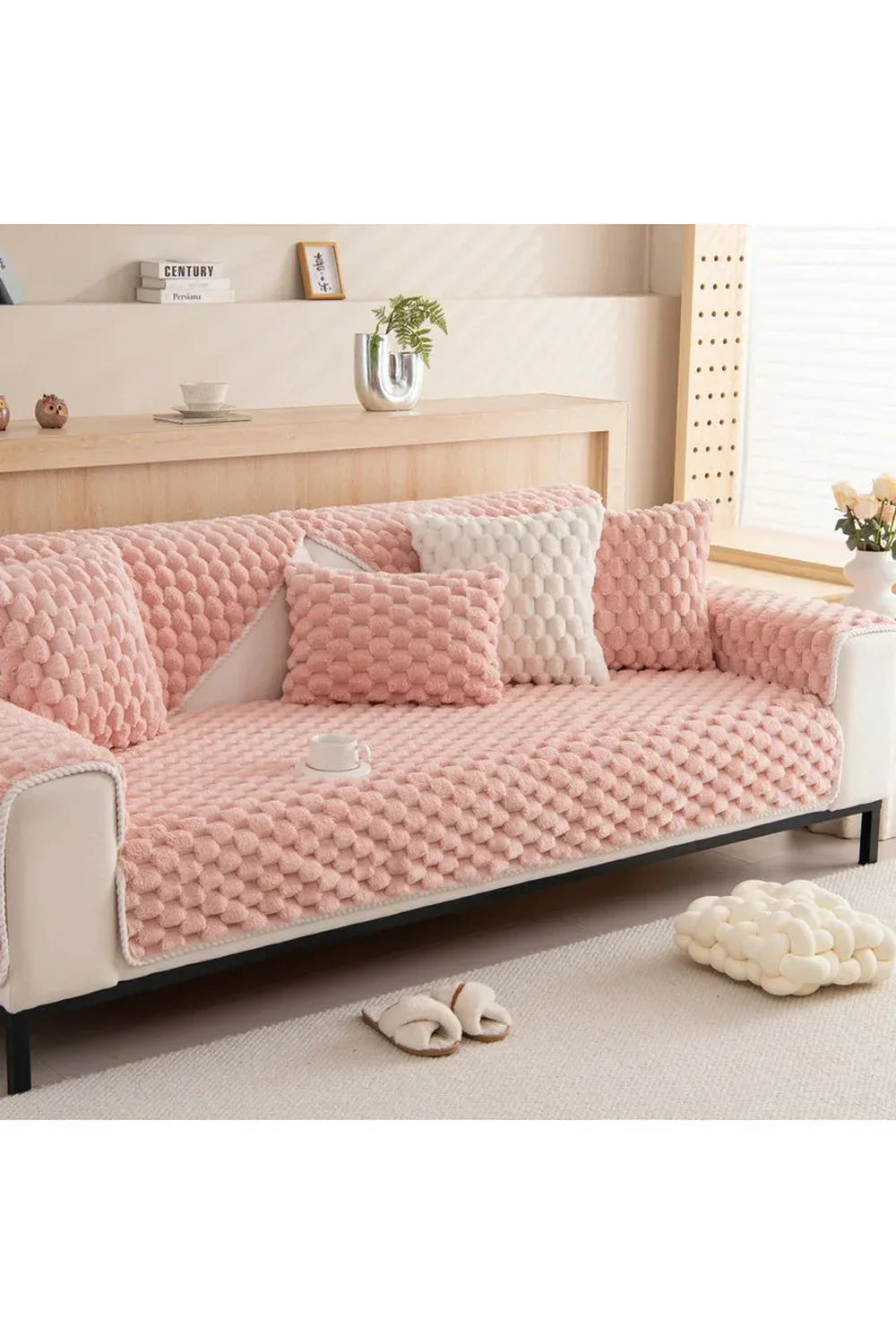 Polyester Velvet Sofa Cover