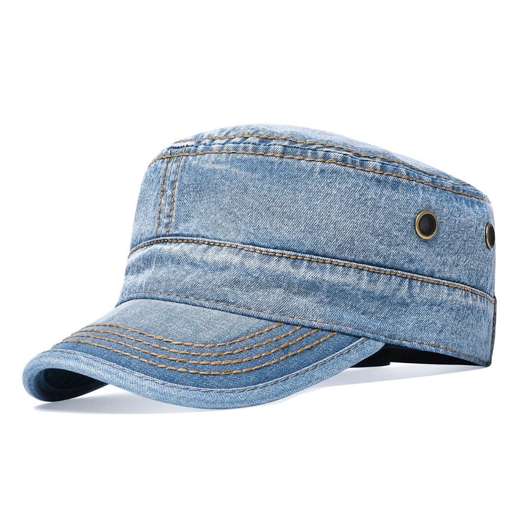 Shane | Robust vintage cap (Light Denim)