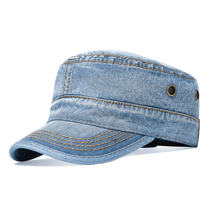 Shane | Robust vintage cap (Light Denim)
