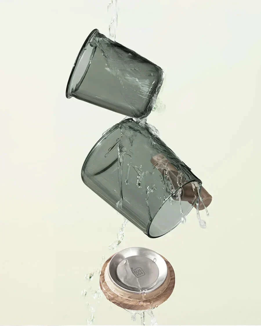 Heat-Resistant Glass Tea Cup with Strainer and Lid