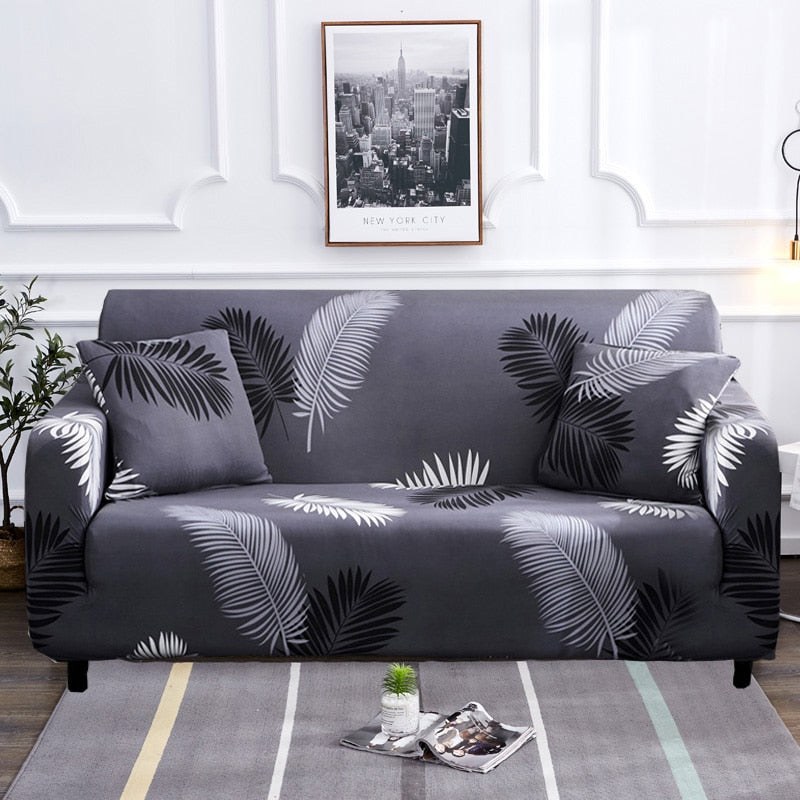 Modern Non-Slip Colorful Elastic Sofa Cover 35-118 Inch