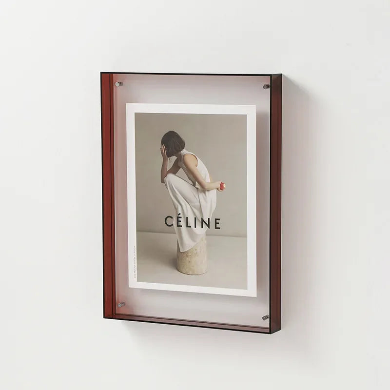 Double-Sided Acrylic Photo Frame for Two Pictures