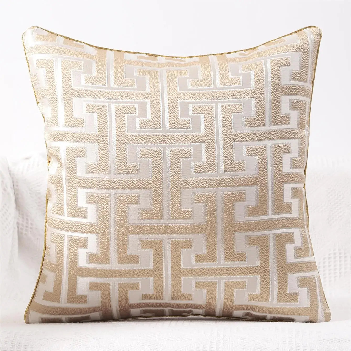 Striped Country Style Cushion Cover 18x18 Inch