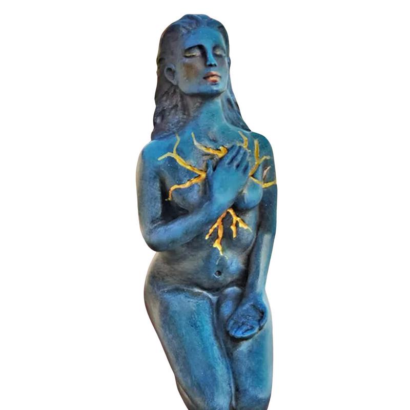 Resin Abstract Healing Goddess Sculpture