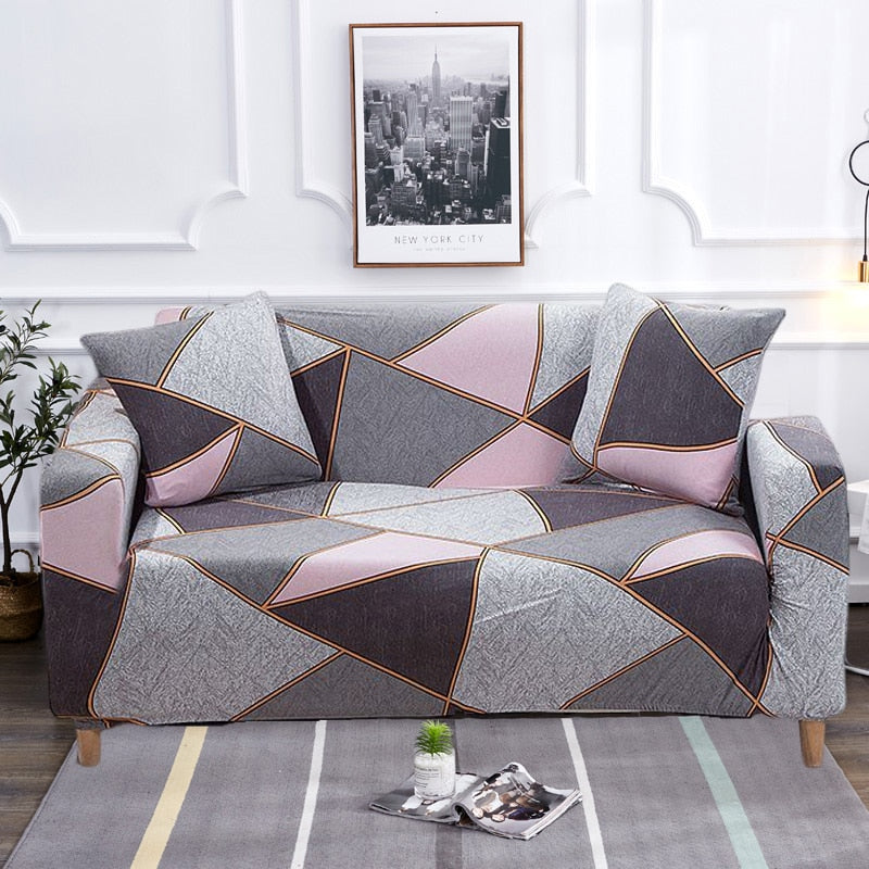 Modern Non-Slip Colorful Elastic Sofa Cover 35-118 Inch