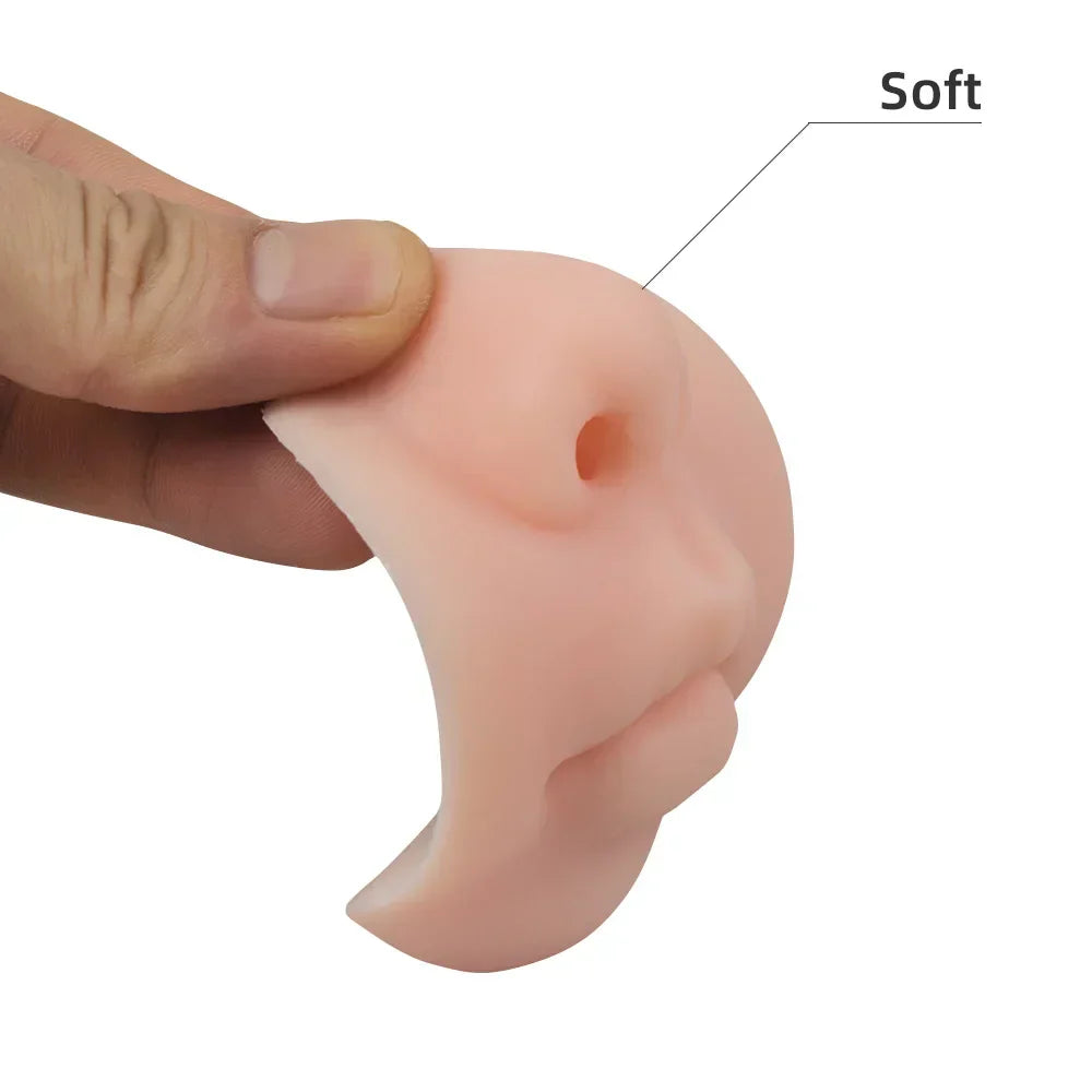 Realistic Nose Wall-Mount Soap Dispenser Silicone Prank Gadget