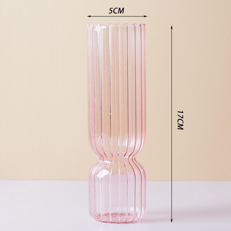 Lilac Glass Taper Candle Holder