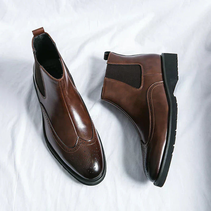 Adriel | Authentic Orthopedic Leather Chelsea Boots