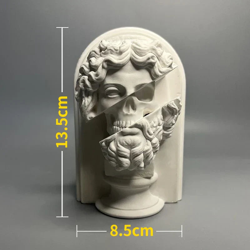 Nordic Character Plaster Figurine DIY Hand-Painted Art Decor