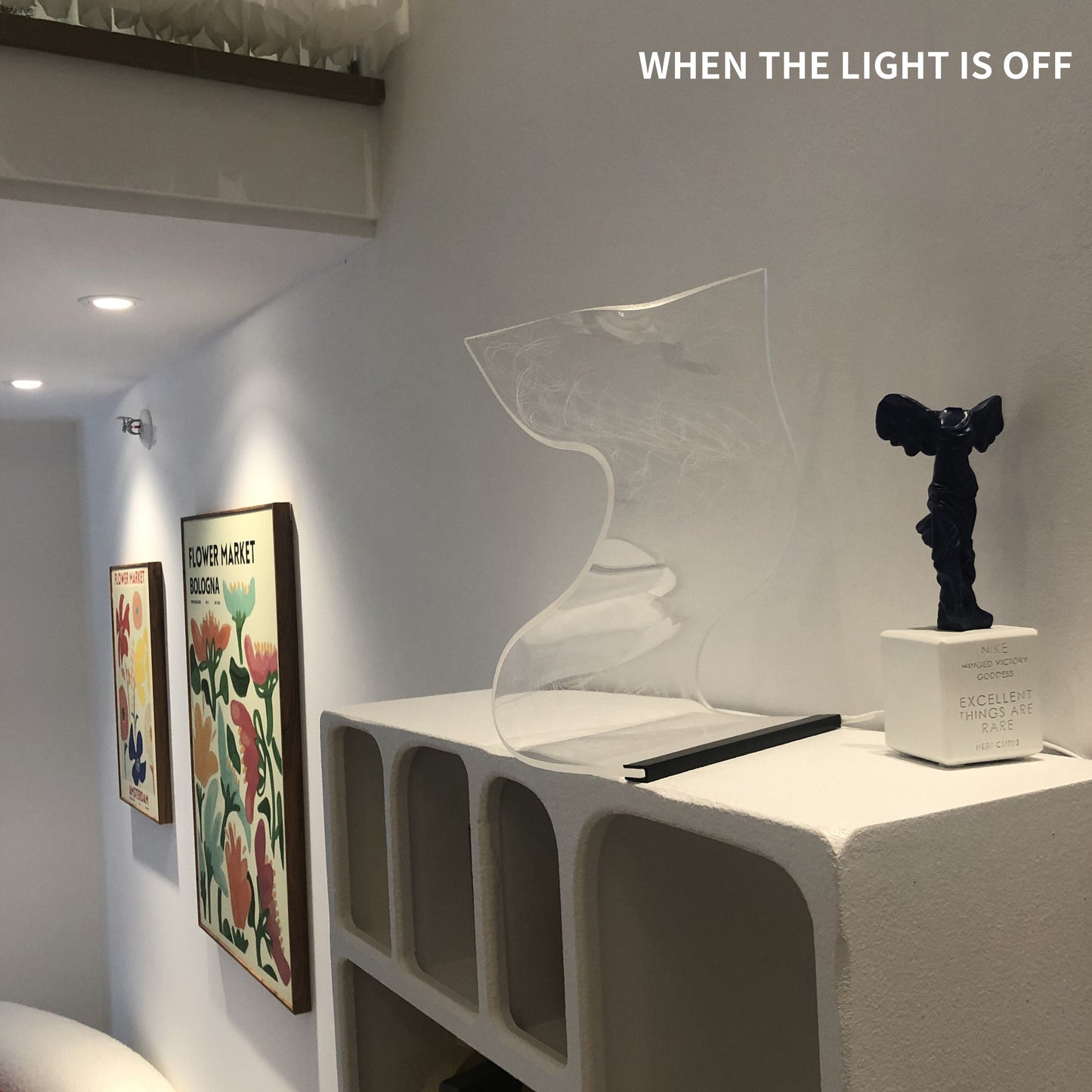 Artsy LED Glass Table Lamp - Mini & Regular Sizes