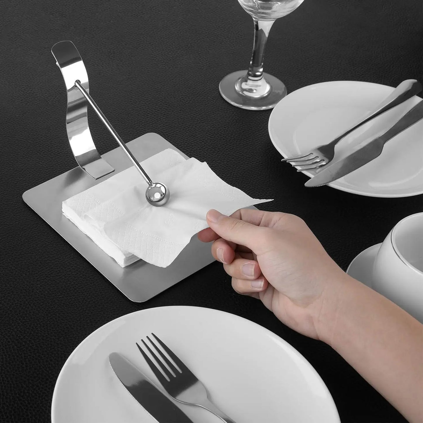 Stainless Steel Tipping Napkin Holder