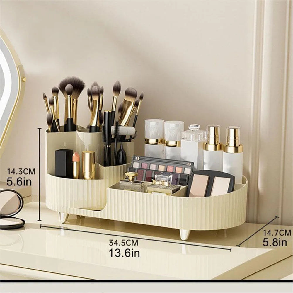 Luxury Rotating Beauty Organizer with Chic Design
