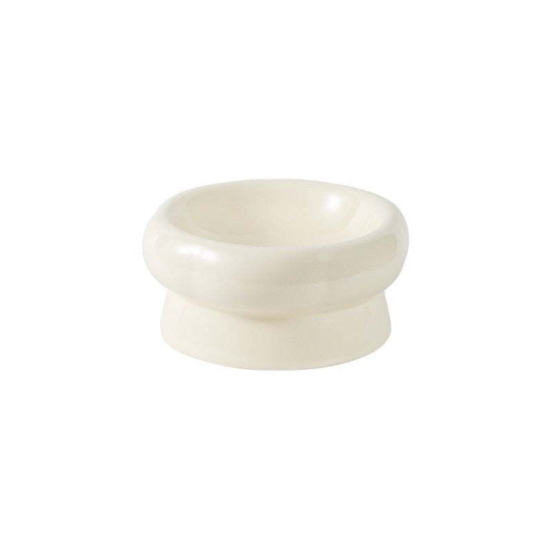 Ceramic Elevated Cat Bowls for Comfortable Feeding