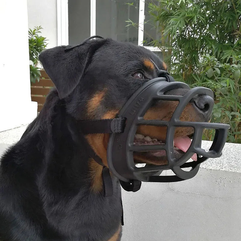 Adjustable Silicone Dog Muzzle for Small to Large Dogs