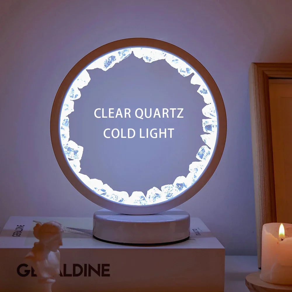 Healing Crystal LED Night Light Lamp