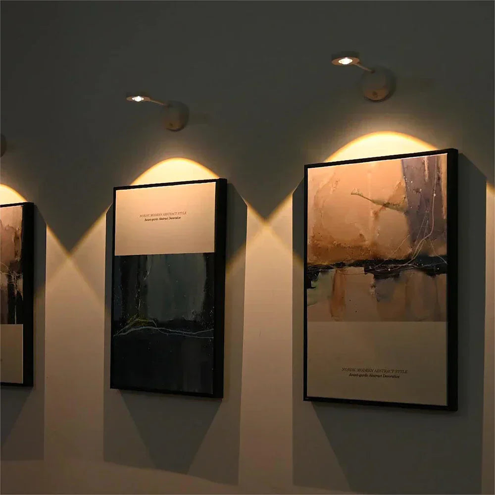 Rechargeable LED Wall Light with Motion Sensor and Adjustable Brightness