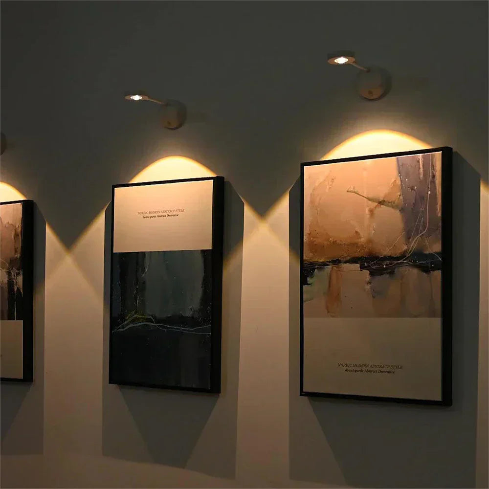 Rechargeable LED Wall Spotlight with Motion Sensor