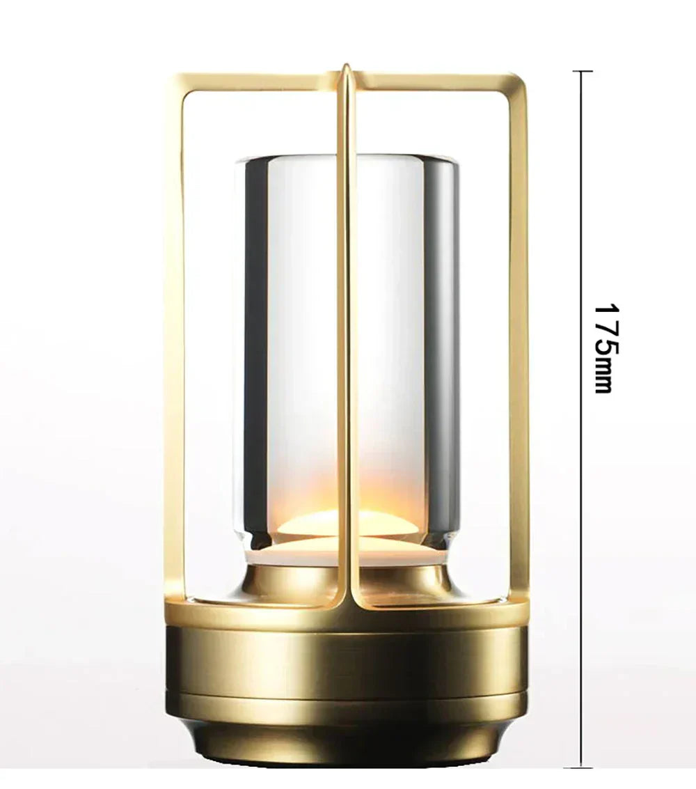 Rechargeable Wireless Table Lamp with Adjustable Brightness