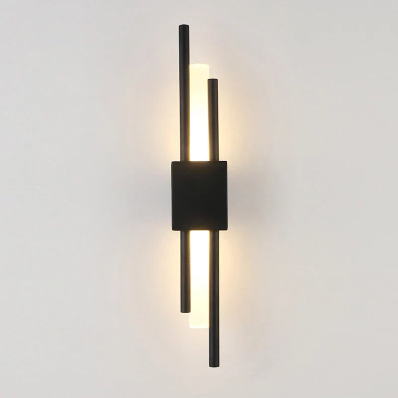 Dual-Headed Modern LED Wall Lamp with Adjustable Color Temperature