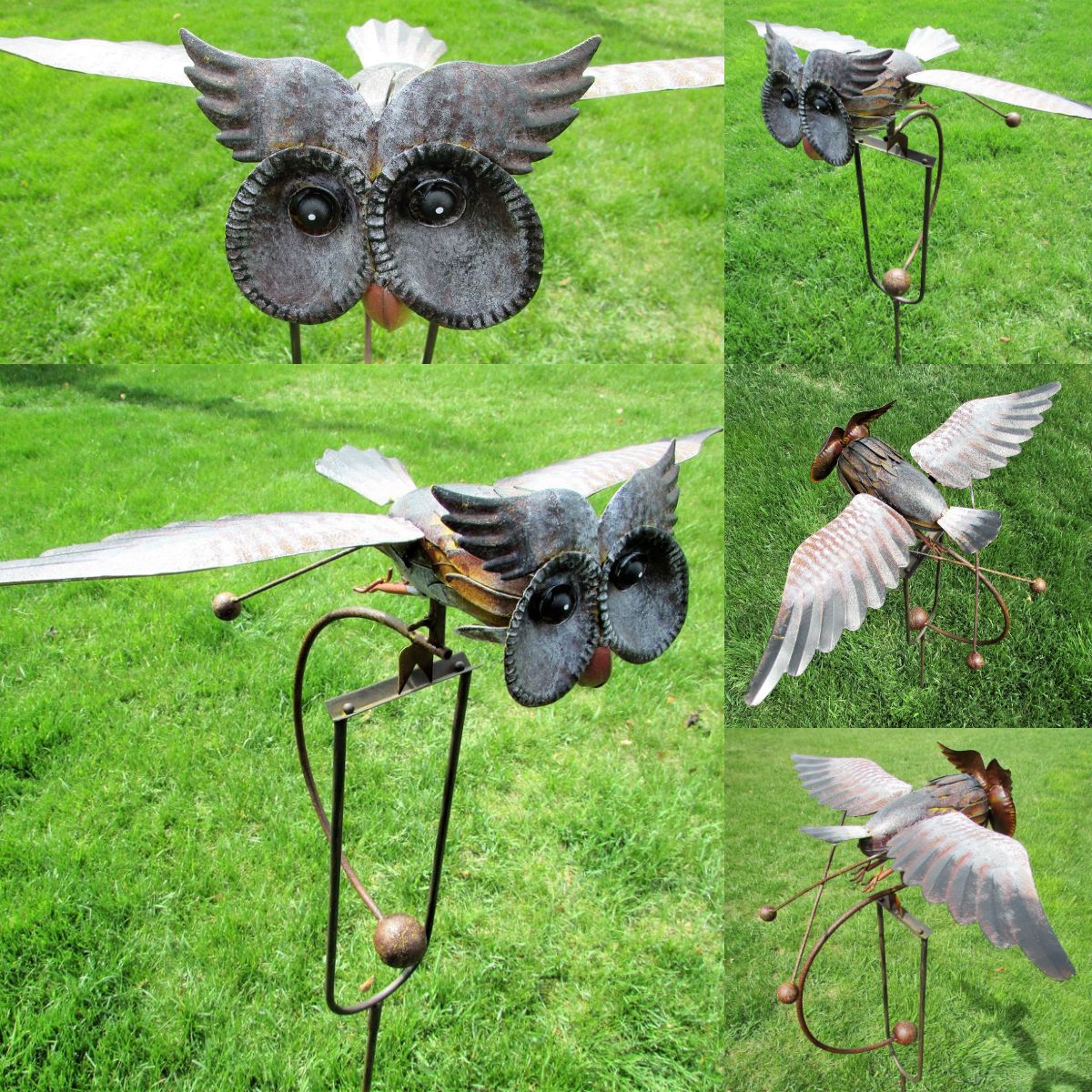 Metal Eagle Wing Wind Spinner