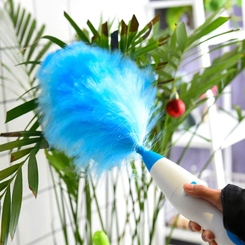 Electric Dust Sweeper with 2-in-1 Brush System