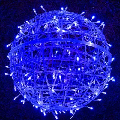 Rattan Sphere Party Lights - 8 Inch Decorative Lighting
