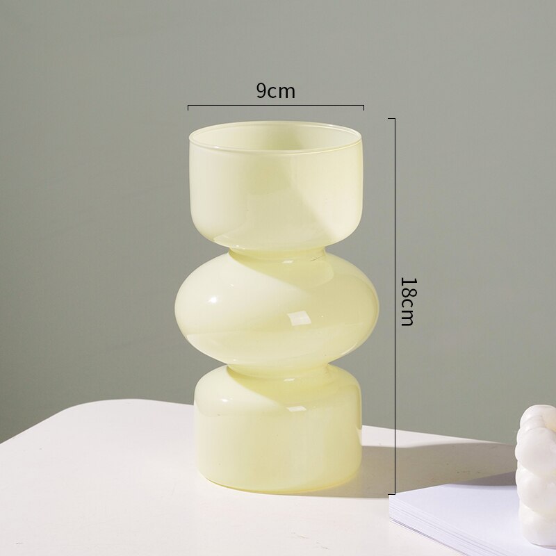Multicolor Glass Animal Vase - 18 cm