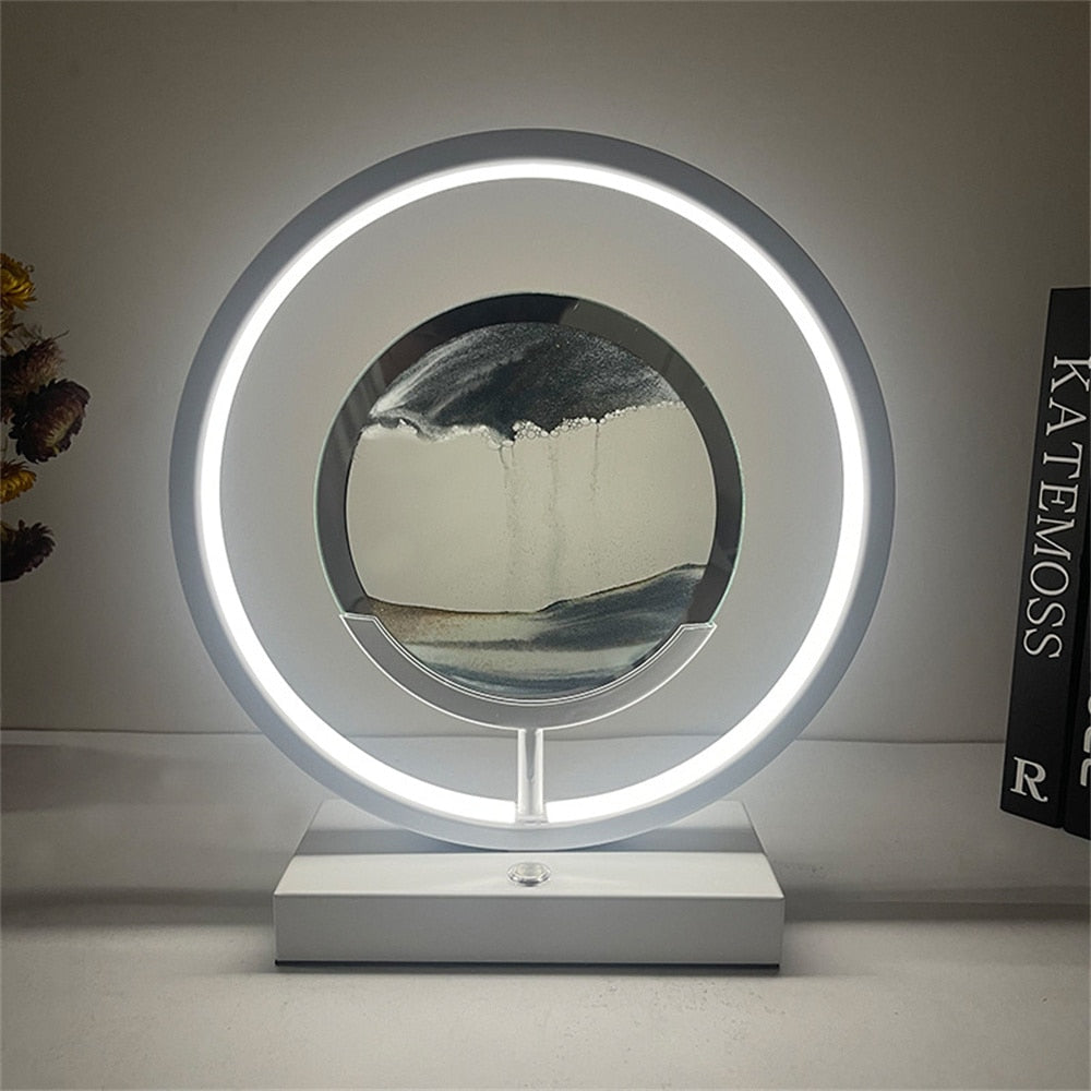 3D LED Flowing Sand Art Lamp