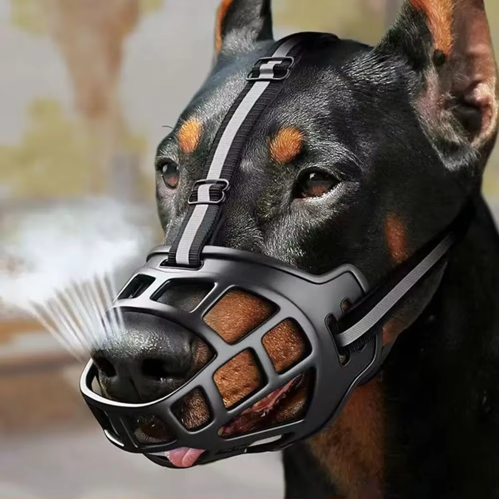 Reflective Breathable Dog Muzzle for Comfortable Fit