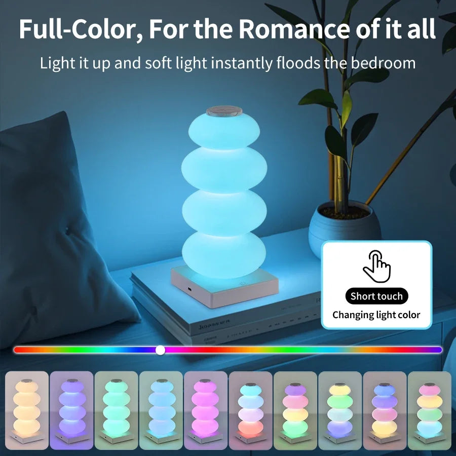 Touch Sensitive RGB LED Table Lamp with USB Power