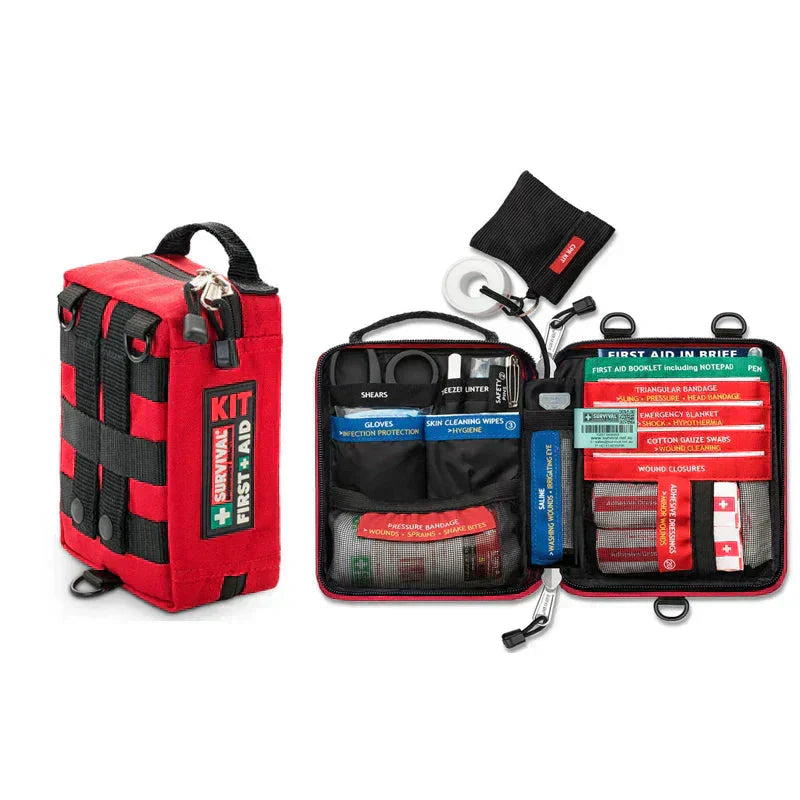 Waterproof Travel First Aid Kit - Compact Medical Bag