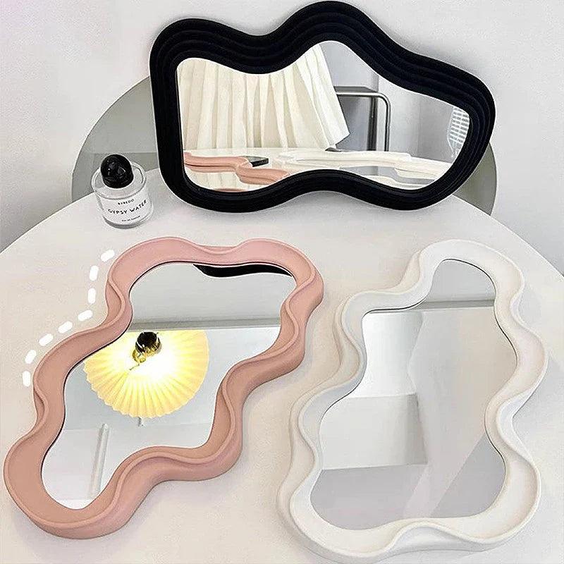 Cloud-Shaped Decorative Mirror for Living Room, Bedroom, and Bathroom