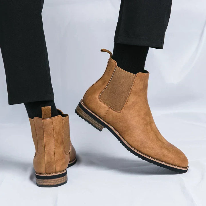 Cosmo | Classic Orthopedic Leather Chelsea Boots