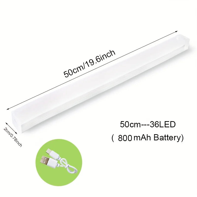 Wireless LED Motion Sensor Night Light - Rechargeable and Portable for Closets, Stairs, and Cabinets
