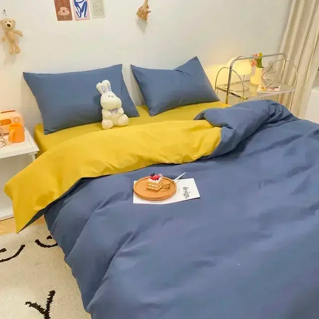 Reversible Scandinavian Bedding Set, Soft Breathable Fabric
