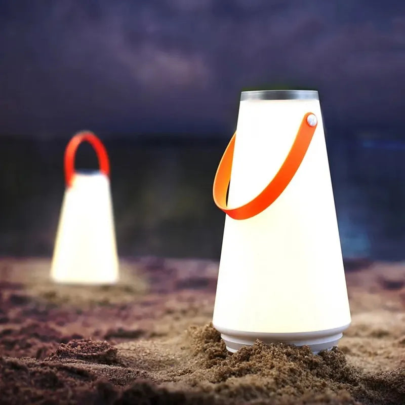 Industrial Touch Table Lamp with LED Light