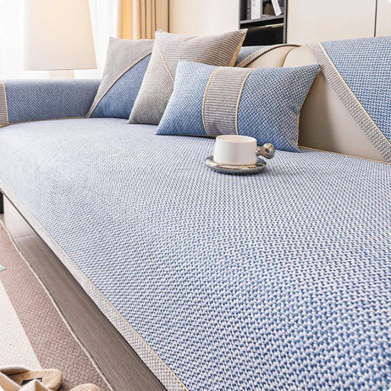 Non-Slip Cotton-Linen Sofa Cover for All Seasons