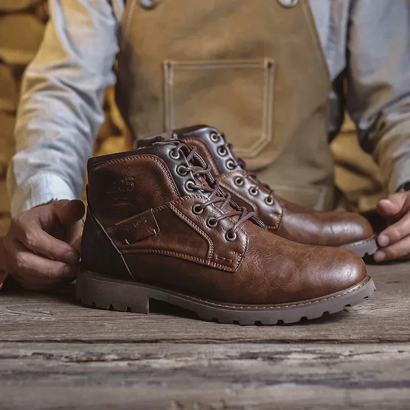 Parker | British-Style Orthopedic Leather Boots