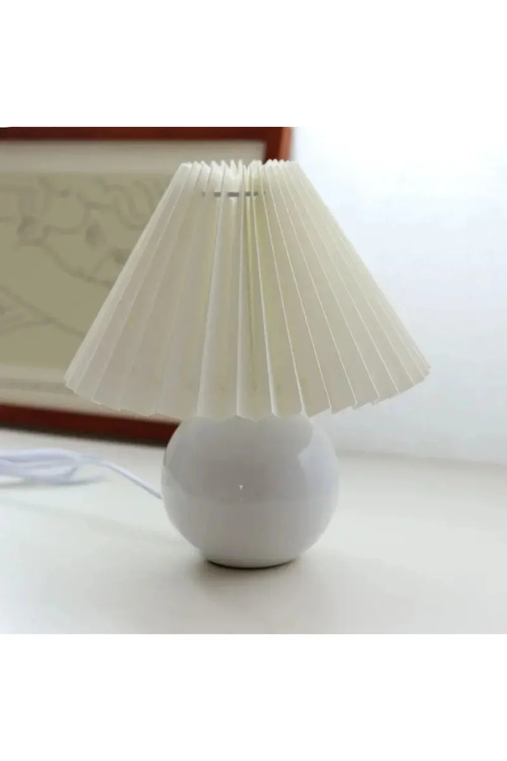 Vintage Ceramic Folding Table Lamp