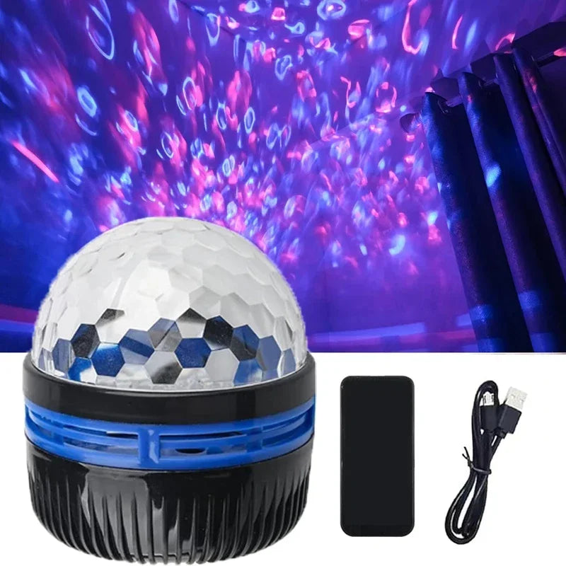 Northern Lights Projector with Music Sync and Remote Control